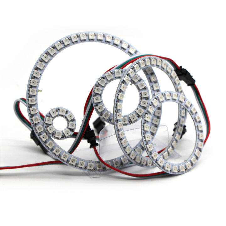 WS2812B DIY RGB LED Ring 8 to 241 Pixels WS2812 Round Modules SK6812 ...