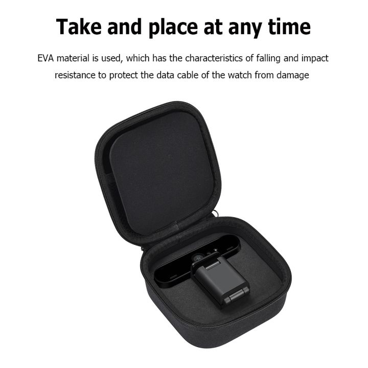 ขาย-เปลือกแข็ง-eva-พร้อมสายคล้องมือกันน้ำ4k-uhd-กระเป๋ากล้องป้องกันการกระแทกกระเป๋าเก็บกล้องแบบพกพาสำหรับ-logitech-brio-c1000e