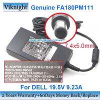 (Gratis Ongkir)☊☒FA180PM111แท้19.5V 9.23A 180W แหล่งจ่ายไฟอะแด็ปเตอร์แล็ปท็อปไฟ AC สำหรับ Dell M6300 XPS M4700 M4800 M6400ที่มีความแม่นยำ M1730