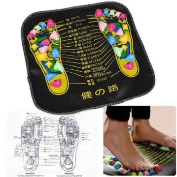  Stone Foot Massager Mat, Reflexology Foot Massager