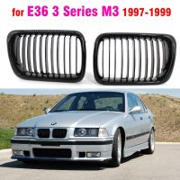 ตะแกรง ABS E36สีดำมีฝากระโปรงหน้า E36ตะแกรงสำหรับ BMW ไต1997-1999สำหรับ BMW 318I 323I 328I 320I 325I