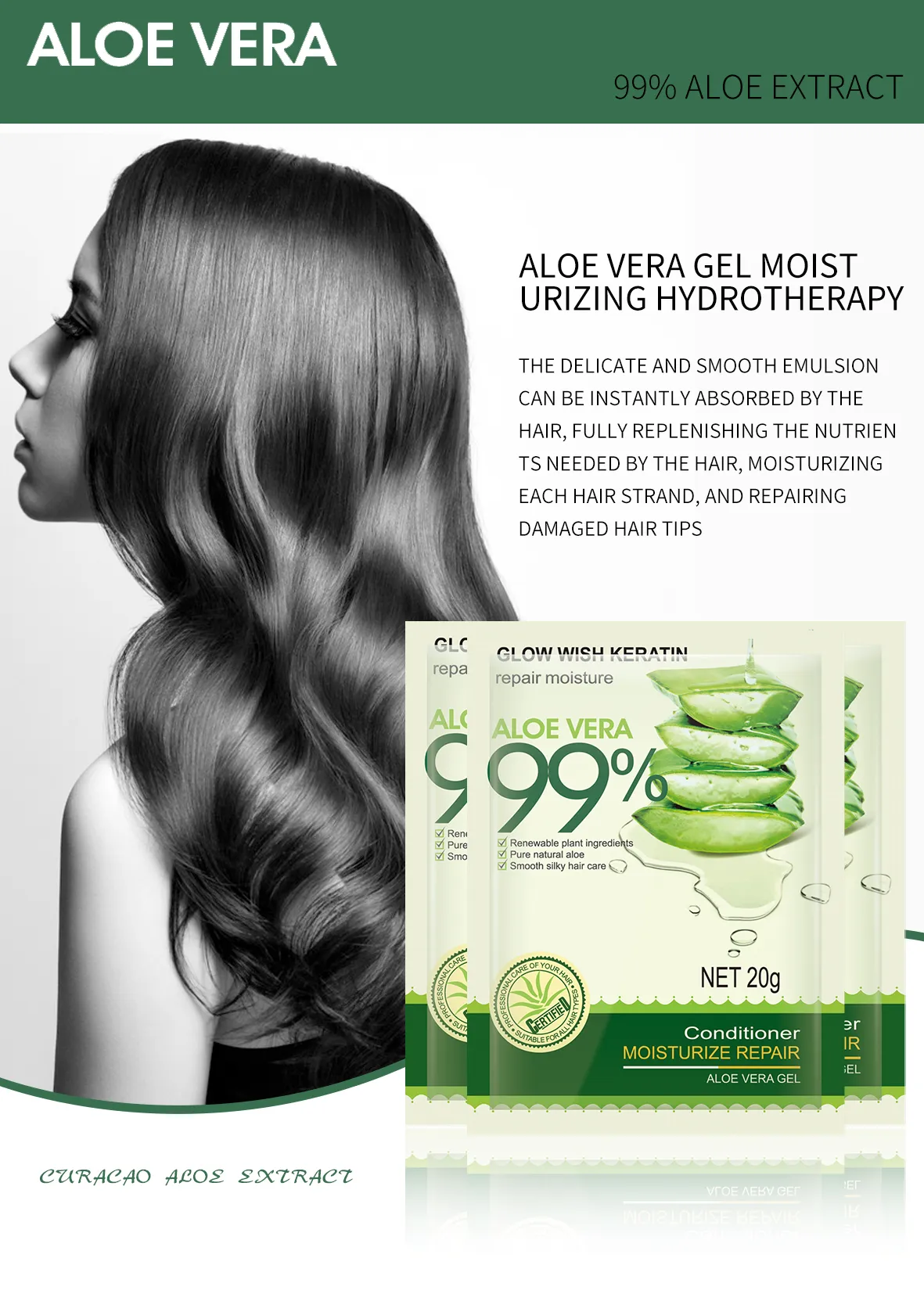 Glow Wish Keratin 99% Aloe Vera Hair Shampoo with Hair Conditioner Set 20g | Lazada PH Glow Wish Keratin 99% Aloe Vera Hair Shampoo with Hair Conditioner Set 20g | Lazada PH