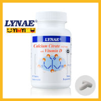 LYNAE CALCIUM CITRATE 1122 MG WITH VITAMIN D (60 TABLETS) EXP 09/2024 แคลเซียมซิเตรท 1122 มก. ผสม วิตามินดี