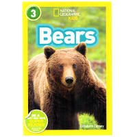 Original English Picture Book National Geographic Kids Level 3: bears National Geographic graded reading elementary childrens English Enlightenment Picture Book Animal Science Encyclopedia