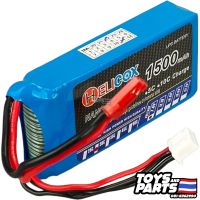 แบตเตอรี่ Li-po 7.4V 1500 mAh. 30C HELICOX ปลั๊กแดง JST (ส่งจากกรุงเทพ) สินค้าตรงปก 100% สินค้ามี มอก. นำเข้าถูกต้อง