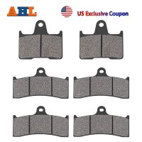 AHL Motorcycle Semi-Organic Metal Front and Rear Brake Pads For KAWASAKI ZX-7RR ZX7RR ZX7 7RR ZX 750 7 RR 1996-1999 FA424 FA254