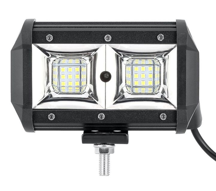 สว่างจัดเต็ม-งานพรีเมี่ยม-ไฟสปอตไลท์รถยนต์-54w-led-headlight-flood-beam-เเสงพุ่งเเละกระจาย-สำหรับไฟหน้ารถ-ไฟท้ายรถ-ไฟช่วยตัดหมอก-ไฟรถมอเตอร์ไซค์-อุปกรณ์เเต่งรถ-อะไหล่รถยนต์-บิ๊กไบค์-atv-12v-24v-ขนาด-5