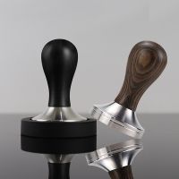 Coffee Tamper Wooden Espresso Powder Hammer 51/58mmStainless Steel Barista Tool Coffee Accessory