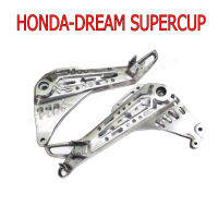 HOT สเตย์พักเท้า+พักเท้าแต่งไล่เบา งานเจาะมิลลิ่ง L+R  สำหรับ HONDA-DREAM SUPERCUP งานเทพเทพ