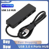 [HOT HAIXWLXKWW 589] บาง4พอร์ต USB 3.0 HUB ตัวบ่งชี้ความเร็วสูง Hub สำหรับอุปกรณ์แล็ปท็อปสก์ท็อปอะแดปเตอร์