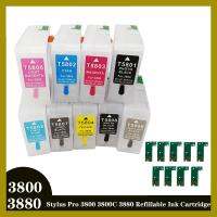 T5801 T5803 T5802 T5804 T5805 T5806 T5807 T5809 T5808สำหรับ Epson Stylus Pro 3800 3800C 3880ตลับหมึกรีฟิล