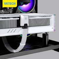 [Vktech] 16Pin อะแดปเตอร์จ่ายไฟพลังงาน GPU การ์ดจอ90องศา (12 + 4PIN) PCI-E 5.0ตัวผู้ไปยังคอนเนคเตอร์ตัวเมียสำหรับ RTX 4090 4080 4070 Ti 3090การ์ดจอ