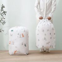 Cute Large Capacity Quilt Storage Bag Clothes Packaging Toy Closet Clothing Organizer Bag For Pillow Blanket Bedding Travel Bags