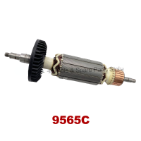 AC220-240V Armature Rotor Anchor เปลี่ยนสำหรับ9565c เครื่องบดมุมของขวัญแปรงคาร์บอนและแบริ่ง