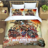 【hot】►△ The Walking Dead Horror TV 3-piece Set Oversized Bedspread Adult Down Duvet Cover Bed