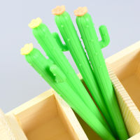 100 pcs wholesale Korean creative fresh single cactus shape cute neutral students with black 0.5 pen