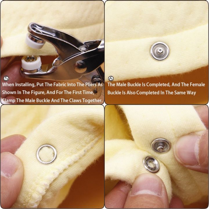 select-sea-คีมหัวเข็มขัดห้า-ชุดตอกพร้อมกระดุม-9-5-มม-คีมย้ำตาไก่-เครื่องมือคีม-สำหรับติดตั้งเสื้อผ้า
