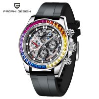 ♞卍₪ PAGANI DESIGN Top Luxury Brand Mechanical Automatic Watch Men Ceramic Bezel Rainbow Business Waterproof Watch Relogio Masculino