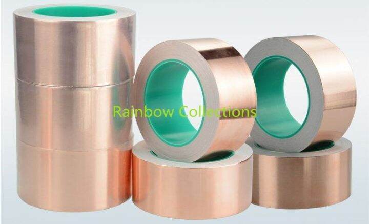 5-50mm-width-25-meters-double-copper-foil-tape-copper-double-sided-conductive-copper-foil-tape-conductive-tape-shielding-tape-adhesives-tape