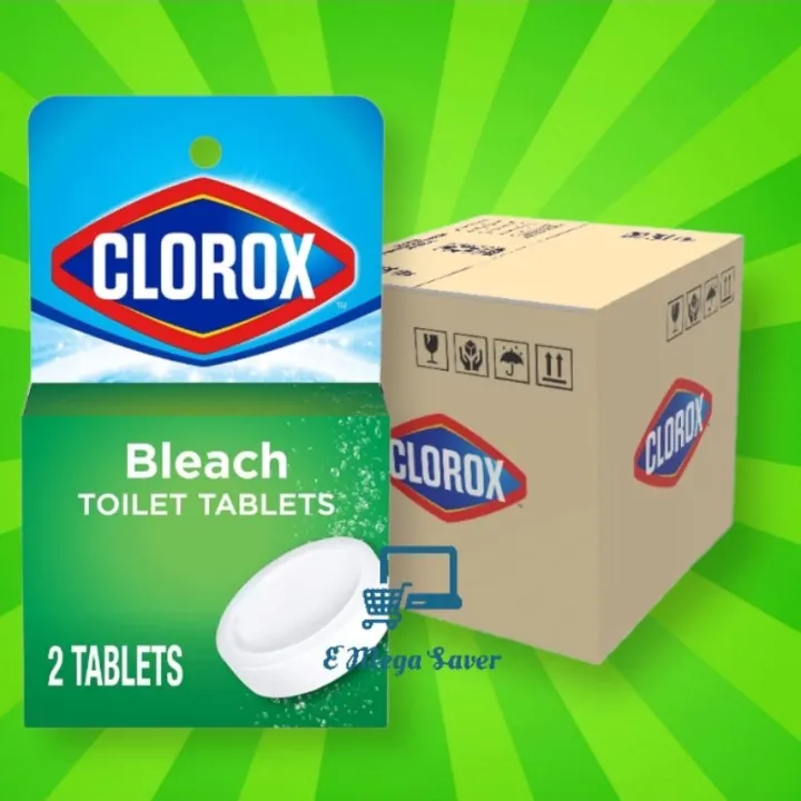 🔥Wholesale🔥Clorox Ultra Clean Toilet Tablets 100g x 2tablets x 12s Lazada