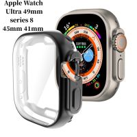 Case สำหรับ Apple Watch อัลตร้า49มิลลิเมตร Case TPU กันชนป้องกันหน้าจอ Case 38มิลลิเมตร40มิลลิเมตร42มิลลิเมตร44มิลลิเมตรสำหรับ Apple Watch Series 8 7 6 41มิลลิเมตร45มิลลิเมตร Case