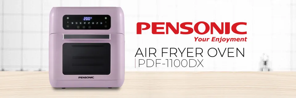 Pensonic 10L Air Fryer Oven with 8 Pre-Set Programs, PDF-1100DX