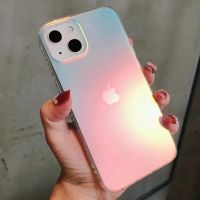 [COD] เหมาะสำหรับเลเซอร์ไล่ระดับสีที่เรียบง่าย 13promax แอปเปิ้ล 12 เคสศัพท์ 14XS MAX นางฟ้าด้าน