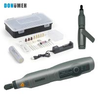 DONUMEH Cordless Drill Mini Grinder Rechargeable Removable Battery Engraving Variable 3 speed adjust Rotary Tool Dremel Engraver