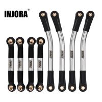 INJORA Stainless Steel High Clearance Chassis 4 Links Set For 1/24 RC Crawler AX24 XC-1 Upgrade Screw Nut Drivers