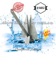 สมอเรือ กาวาไนซ์ Hot dip  Boat Marine Anchor Danforth Anchor  15kg