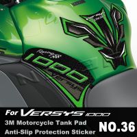 ♝▪✳สำหรับ Kawasaki VERSYS 1000 Versys1000 SE 1000 S 2016-2023แผ่นถังน้ำมันมอเตอร์ไซค์3M สติกเกอร์ป้องกันการลื่นอุปกรณ์ป้องกัน