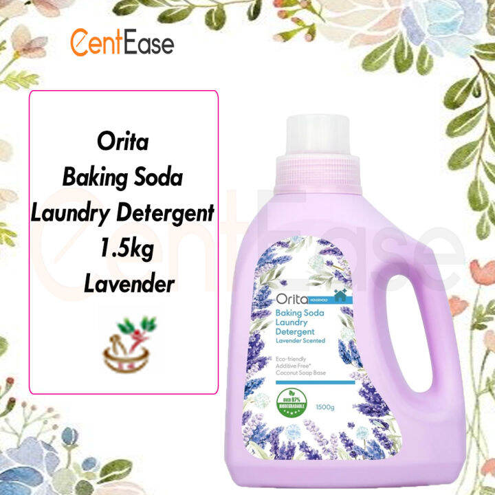 Orita Baking Soda Laundry Detergent 1.5kg (Exp Apr 2026) Lavender