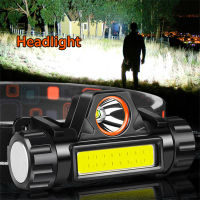 ไฟฉายคาดหัว Outdoor ไฟฉายชาร์จไฟ USB Rechargeable Headlight