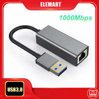 ประเภท C USB 3.0ถึง1000Mbps RJ45กิกะบิต LAN อีเทอร์เน็ตอะแดปเตอร์สำหรับ Macbook PC Windows Lan 10/100/1000Mbps