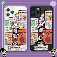 The Powerpuff เคสไอโฟน pro max เคส iPhone 14 plus case 12 13 7 8 X Xr Xs