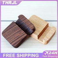 Pemegang Efon Kayu Beech โทรศัพท์มือถือวอลนัททั่วไป1ชิ้น Pendakap Sokongan Efon Kayu Pejal Berdiri 1ชิ้น Pendakap Sokongan Efon 2023