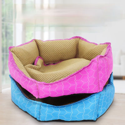 Velvet Ball Hexagonal Summer Pet Kennel Cold Mat Nest Teddy Dog Kennel Dog Supplies Dog Accessories