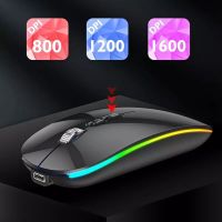 Dual Mode Bluetooth 2.4G Wireless Mouse One-Click Desktop Function Type-C Rechargeable Silent Backlight Mice For Laptop PC New