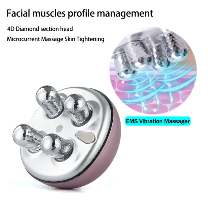 ในสต็อก-ems-นวดหน้า-microcurrent-ใบหน้ายกกระชับสัดส่วนลูกกลิ้งฟื้นฟูผิวกระชับกำจัดริ้วรอยดูแลผิวนวดหน้า