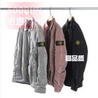 Stoneisland เสื้อแจ็กเก็ตเชิ้ตคู่รักสำหรับผู้ชายและผู้หญิงผ้าไนลอนโลหะสโตนไอซ์แลนด์ใช้งานได้ลำลองสำหรับฤดูร้อน