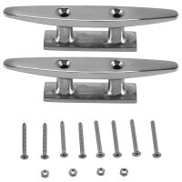 Boat Cleat Open Base Boat Cleat, Dock Cleat All 316 Stainless Steel Boat Mooring Accessories, Include Installation Accessories Screws