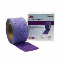 3M (1กล่อง) กระดาษทรายม้วนหลายรู หลังสักหลาด ขนาด 70 มิล x ยาว 12 เมตร Hookit Purple Clean Sanding Sheet Roll