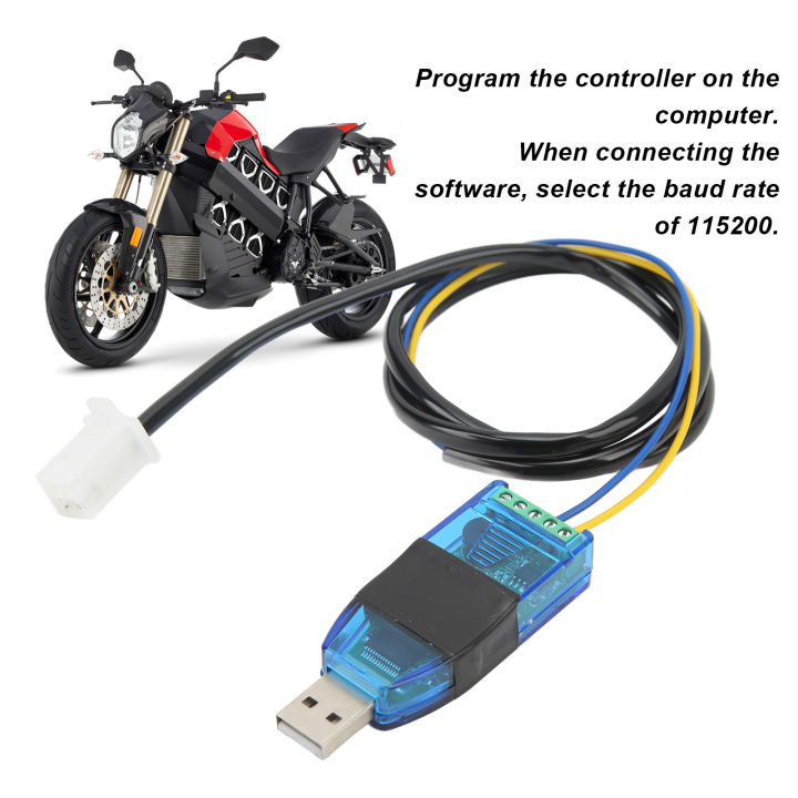 สายโปรแกรมจักรยานไฟฟ้าน้ำหนักเบา-usb-สายลงโปรแกรมมืออาชีพสำหรับ-votol-em-150-2-200-2-260-2