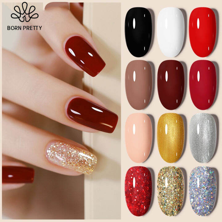 BORN PRETTY LILYCUTE 7ml Nail Art Gel Polish long lasting Sequins