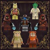 Jawas Ewok Tusken Raider Watto อิฐรูปปั้นขนาดเล็กของขวัญวันเกิดของเล่นเพื่อพัฒนาการสำหรับเด็กภาพยนตร์บล็อกตัวต่อ DIY