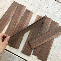 1 Dozen 12 Pieces Natural Black Walnut Veneer 2mm Thicked Veneer 5*24cm DIY Decorative Wooden Paste