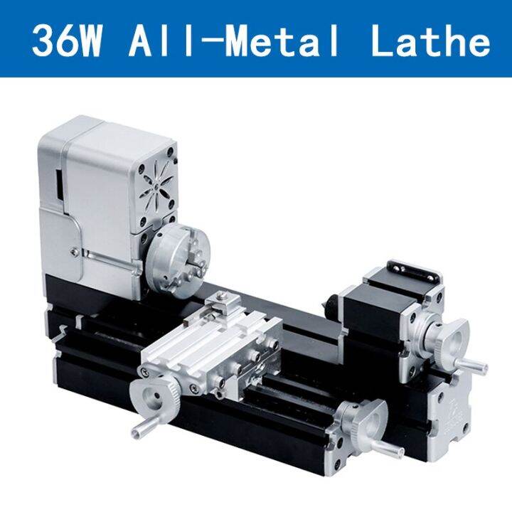 All-Metal Miniature Lathe 36W, 20000Rpm Didactical Mini Metal Lathe ...