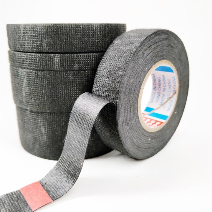 new-tesa-type-coroplast-adhesive-cloth-tape-for-cable-harness-wiring-loom-width-9-15-19-25-32mm-length15m