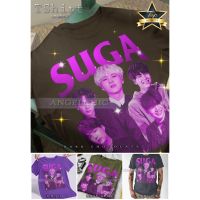 เสื้อยืด พิมพ์ลาย Suga Bootleg BTS ARMY สไตล์วินเทจ พรีเมี่ยม สําหรับผู้ชาย และผู้หญิง