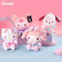 Santio Pink ฮัลโหลคิตตี้คุรุมิเมโลดี้ซินนามอรอลสีพีชบลส์ซีรีส์ Boneka Mainan Plushier Kado Ulang Tahun Pacar ตุ๊กตายัดนุ่น